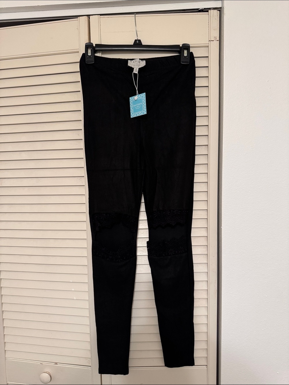 Hayden Black leggings with Branded Tag